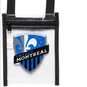 Woman’s clear tote